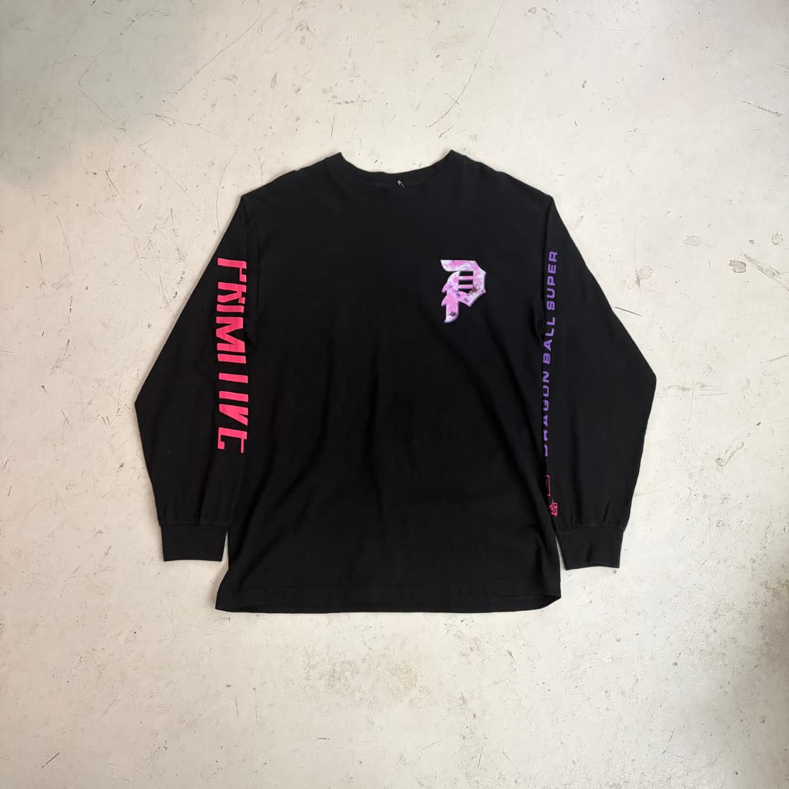 프리미티브x드레곤볼 슈퍼 빈티지 롱슬리브 M 상품이미지2