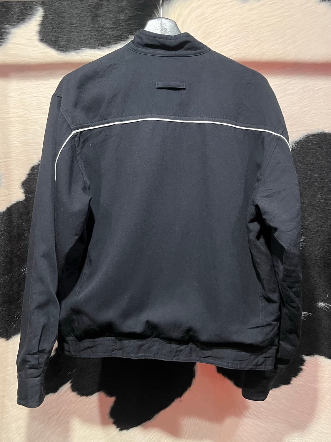 블랙 포켓 봄버 자켓 상품이미지5