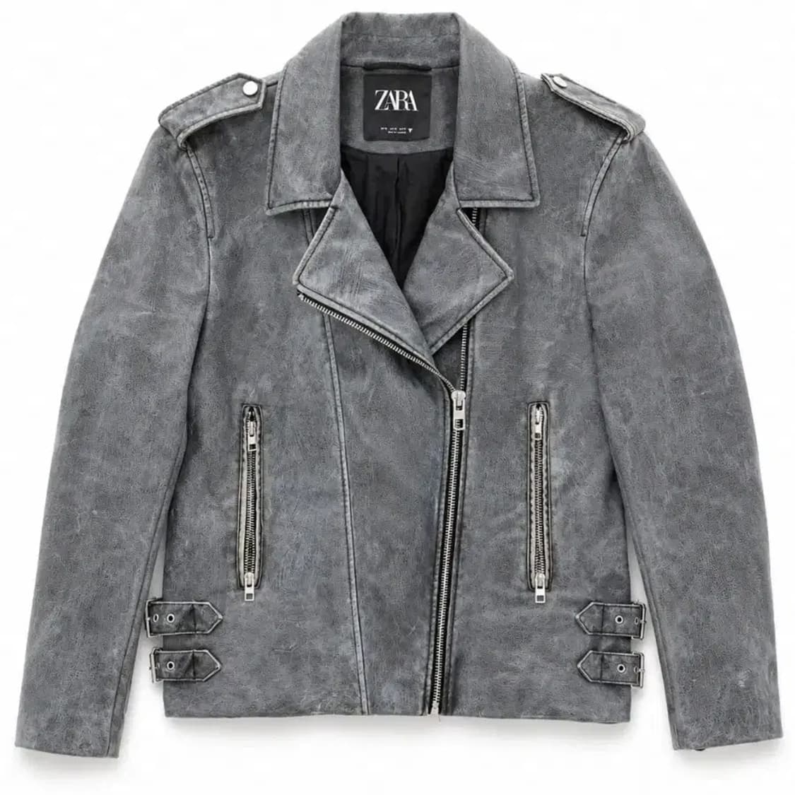 ZARA 라이더 자켓 그레이 M 상품이미지1