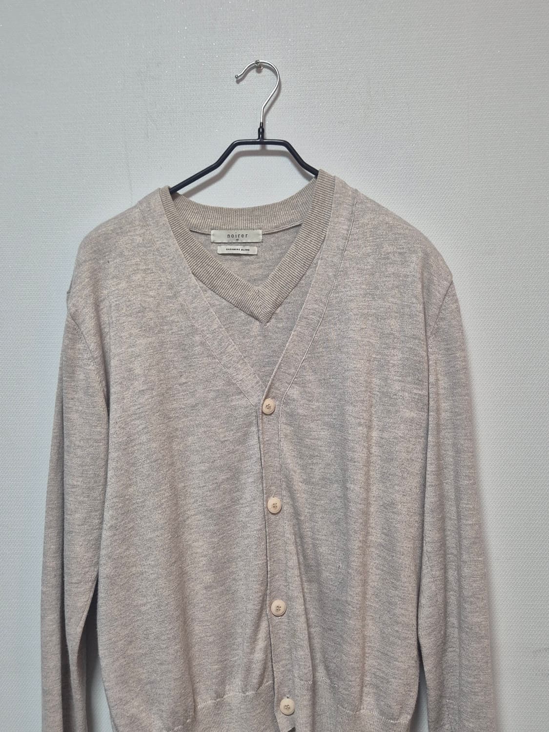 노이어 캐시미어 블랜드 레이어드 가디건[48] 상품이미지1