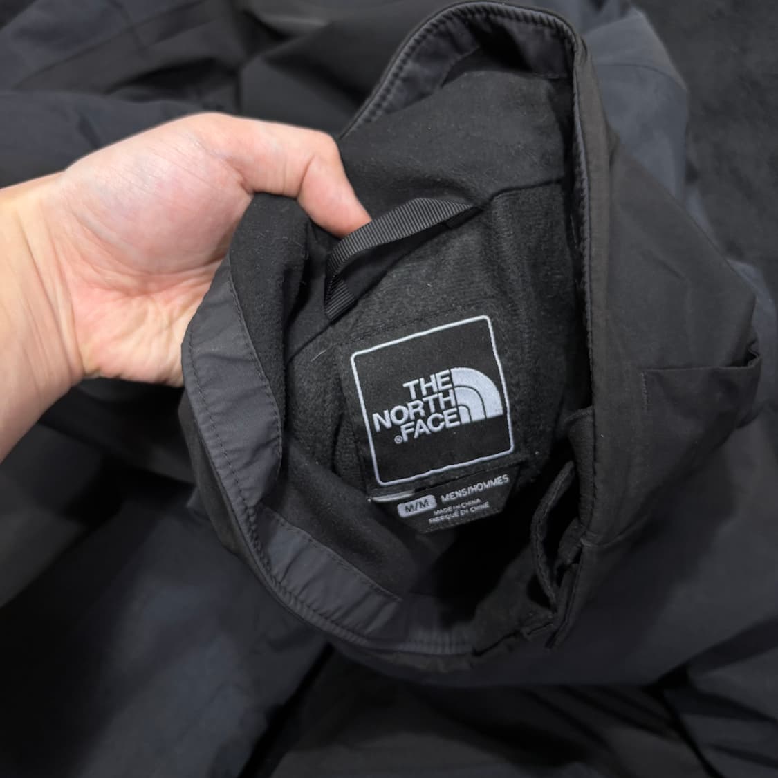 M 노스페이스 블랙 투톤 고어텍스 바람막이 자켓 상품이미지6