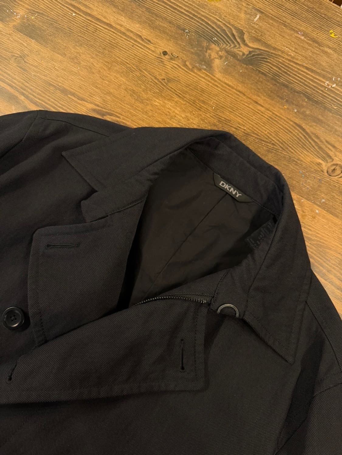 DKNY 컨버스 패브릭 피코트 100 상품이미지8