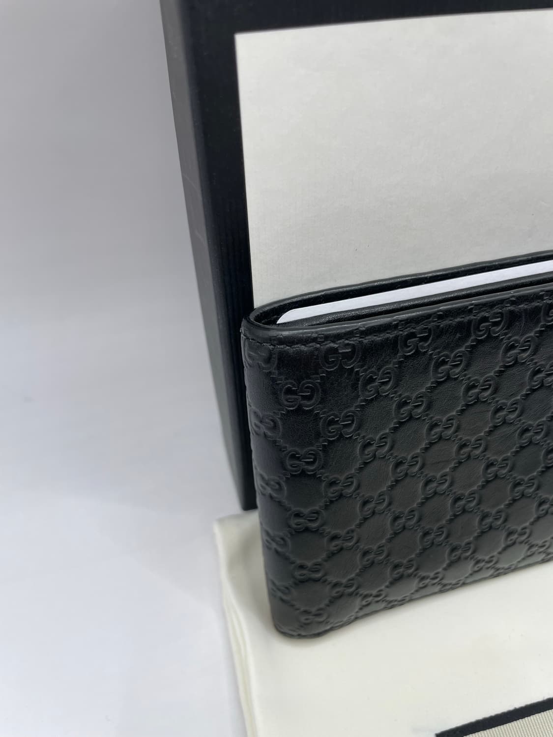 구찌 마이크로시마 반지갑 블랙 상품이미지2