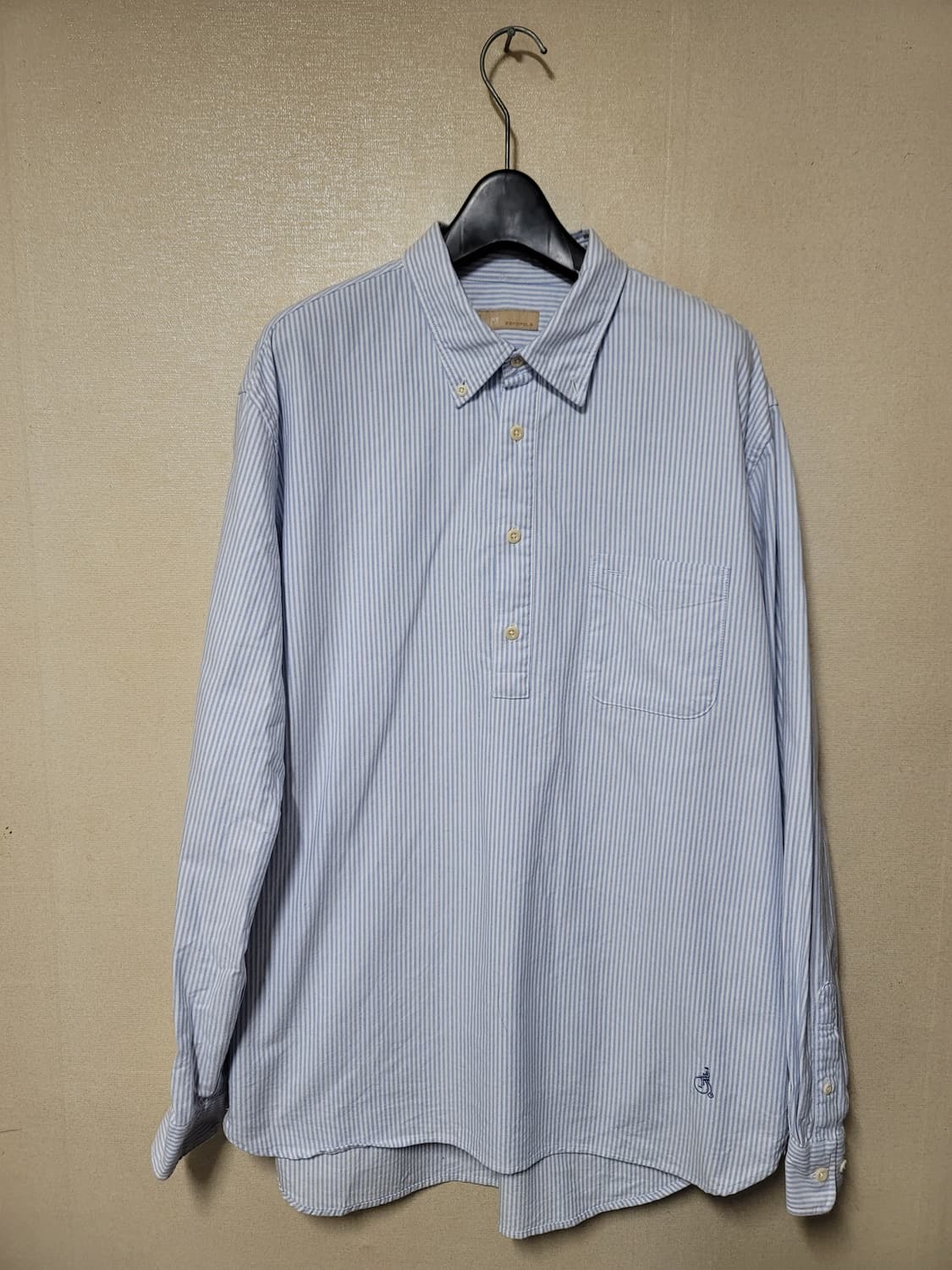 빈폴 블루 스트라이프 풀오버 셔츠 상품이미지1