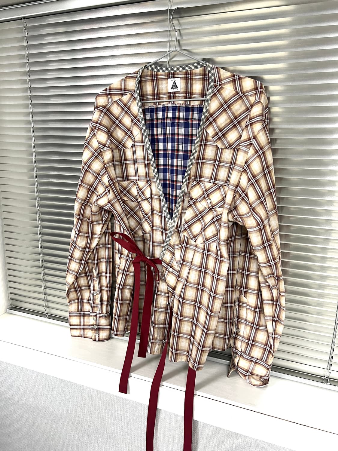yuumi ARIA-REMAKE CHECK SHIRT 상품이미지1