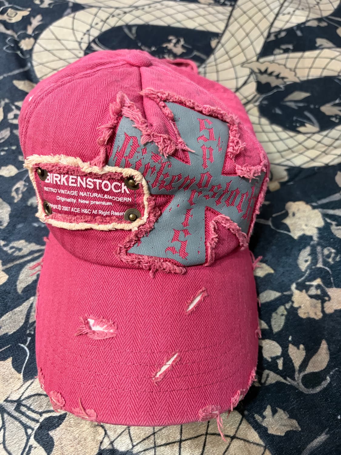 Birkenstock Distressed cross Cap  상품이미지4