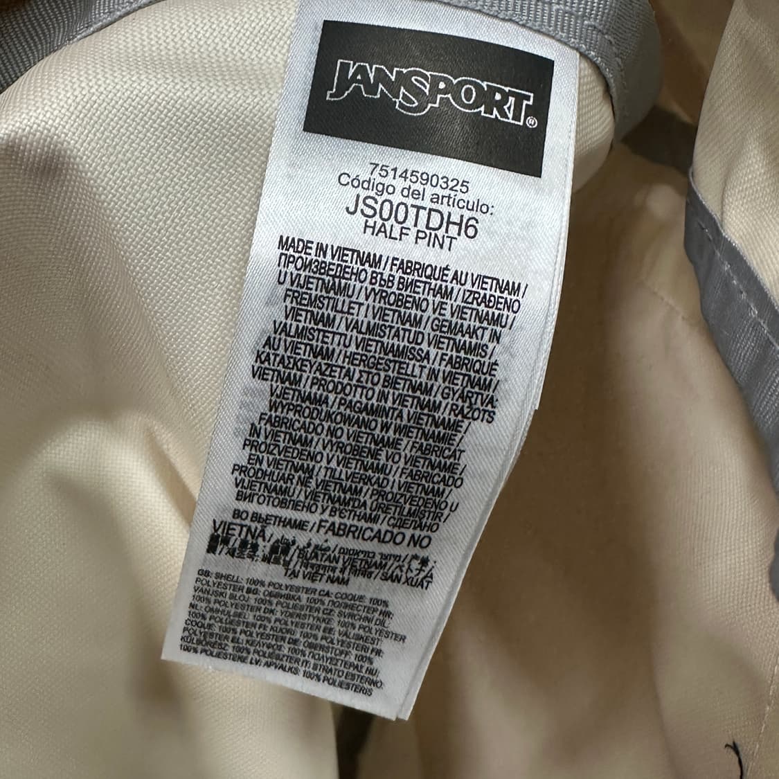 잔스포츠 하프파인트 미니백팩 상품이미지6