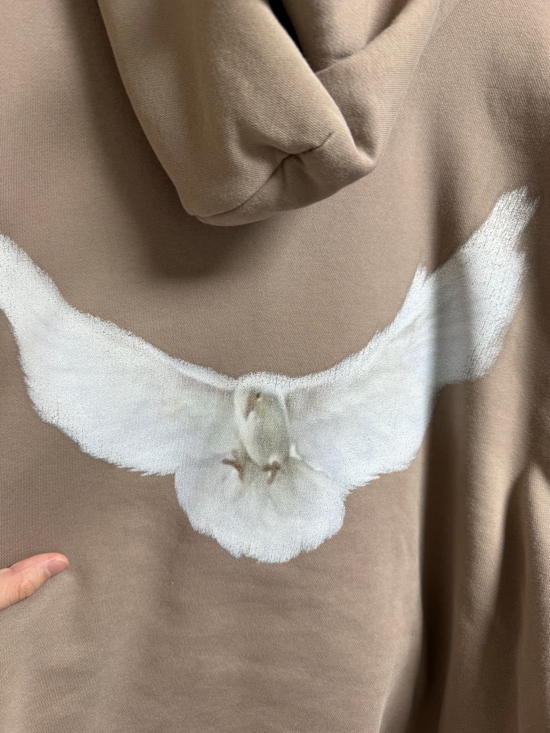 [XXL] 이지 갭 도브 슈렁큰 후드 베이지 상품이미지3