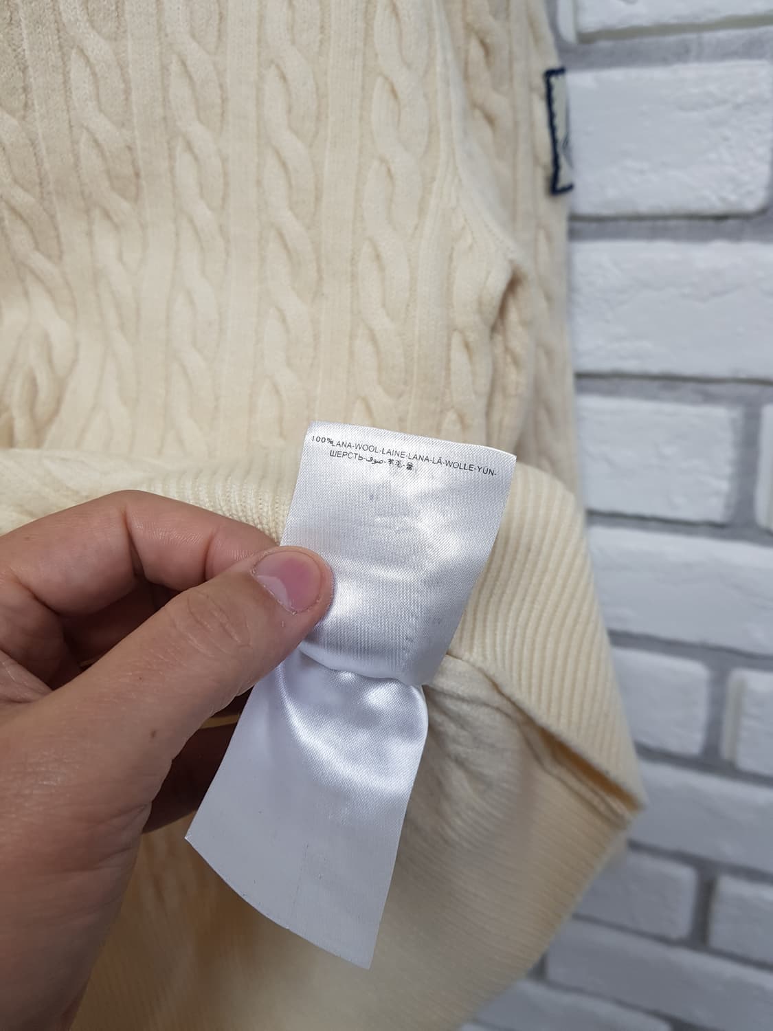 [55/정품] 몽클레어 감마블루 터틀넥 꽈배기니트 상품이미지7