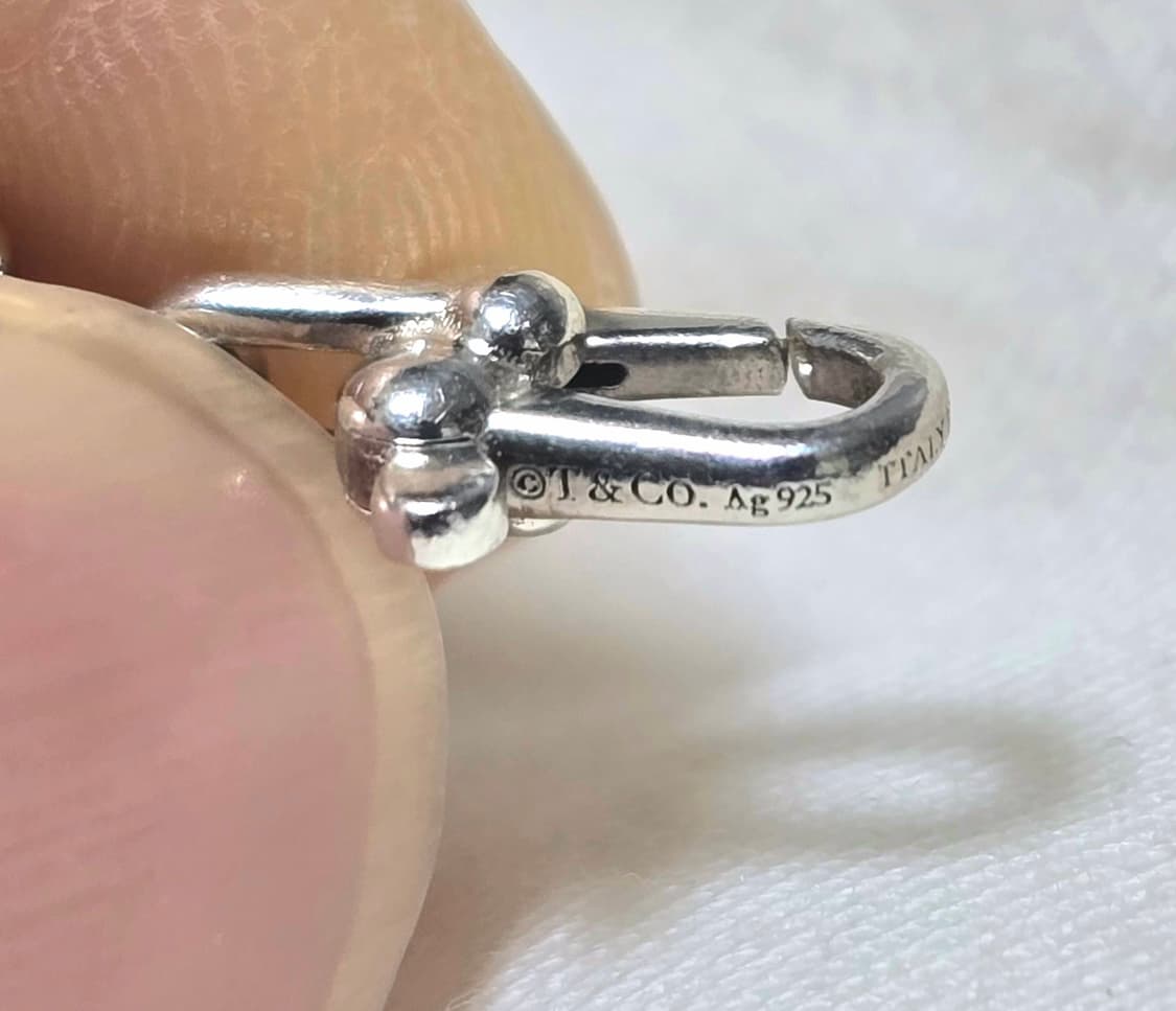 티파니하드웨어링크팔찌 마이크로s사이즈 정품 상품이미지10