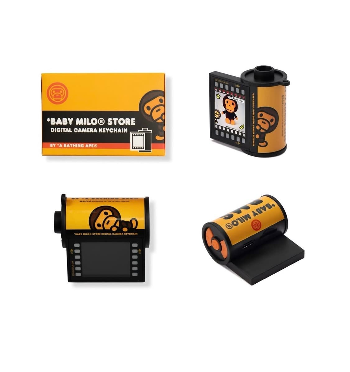 베이프 베이비마일로 카메라 키링 상품이미지1