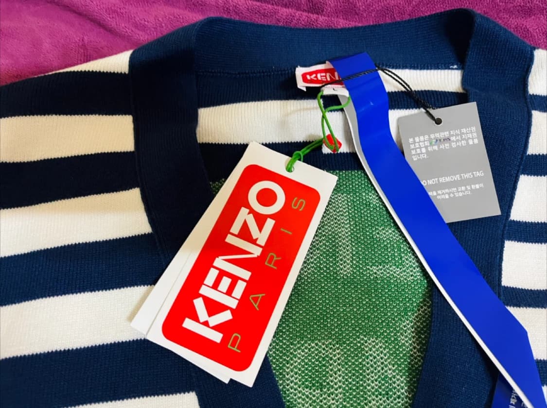 겐조 노티카 네이비스트라이프 가디건드립니다[미착용] 상품이미지6