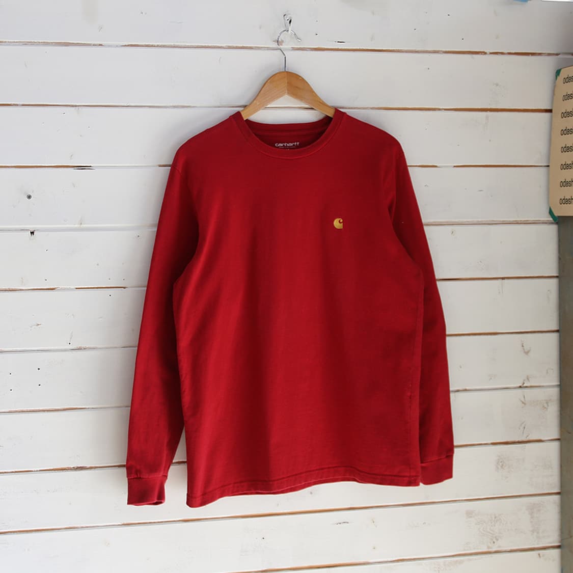 (착용컷) 칼하트 롱 슬리브 (남성용 100) 상품이미지1