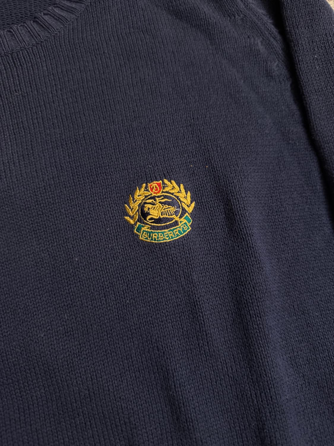 90s 버버리 월계관 로고니트 상품이미지2