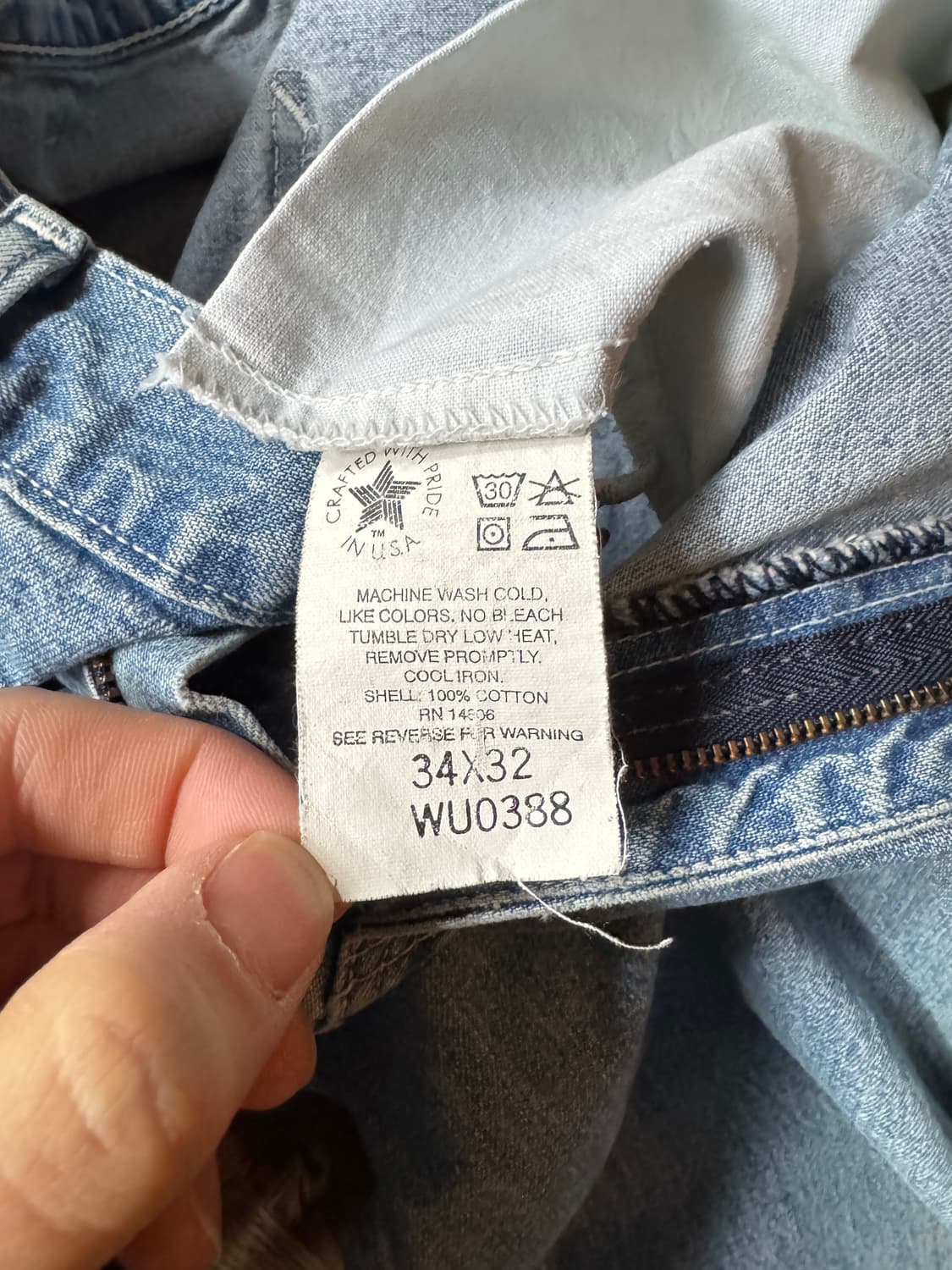 [34]90's 칼하트 USA 유니온메이드 이지 카펜터 워크 데님 팬츠 상품이미지8