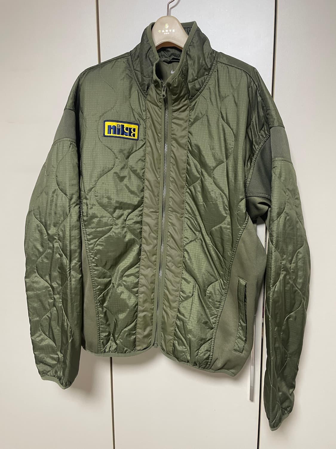 나이키 누빔 깔깔이 하드우드 라이너 스마일 퀄팅 자켓 M 상품이미지1