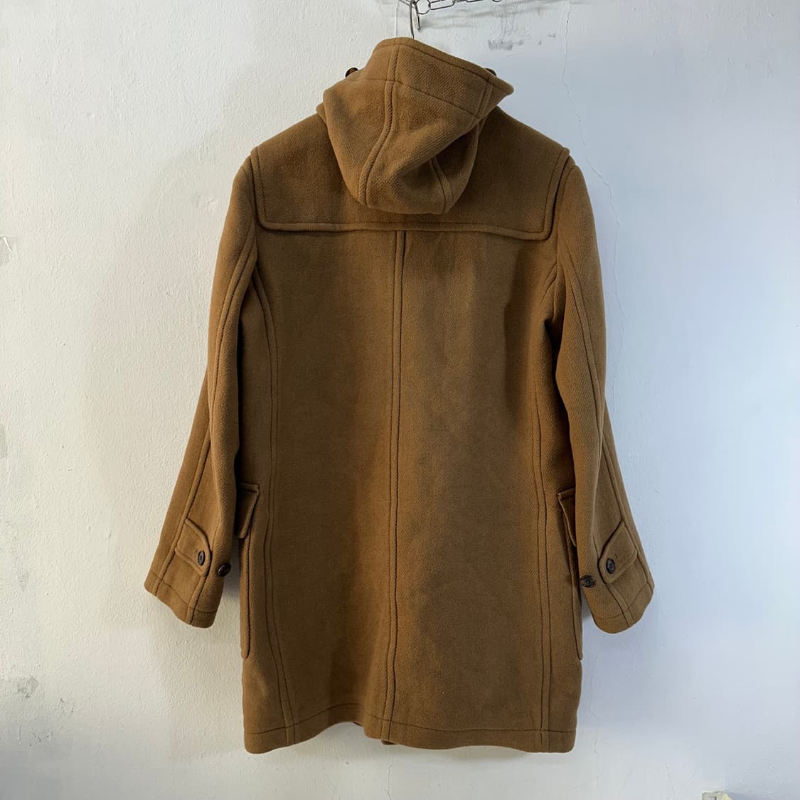 95-100 유니클로 베이지 떡볶이 더플코트 상품이미지5