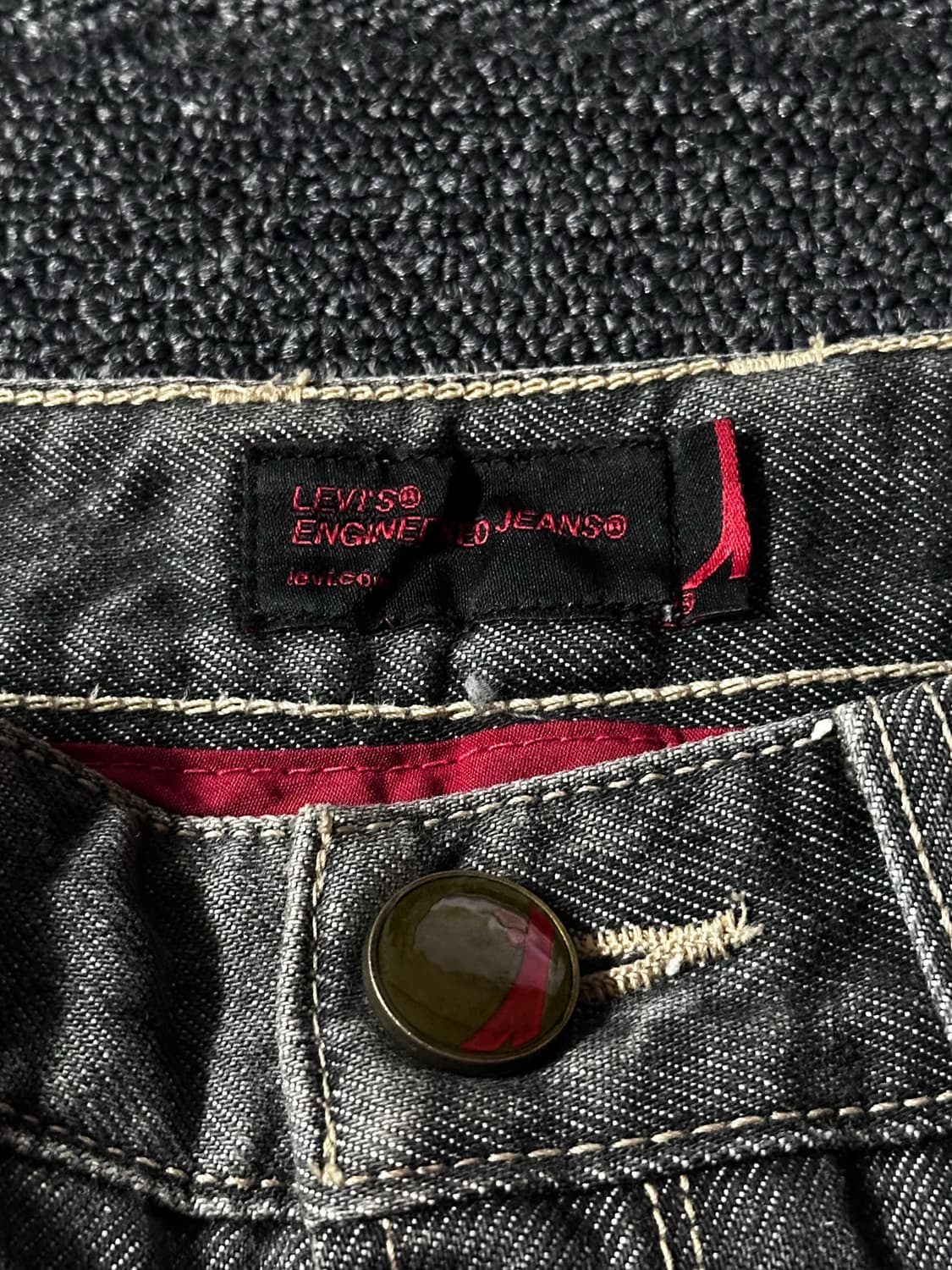Levis 리바이스 엔지니어드 진 하프팬츠 32x32 상품이미지5