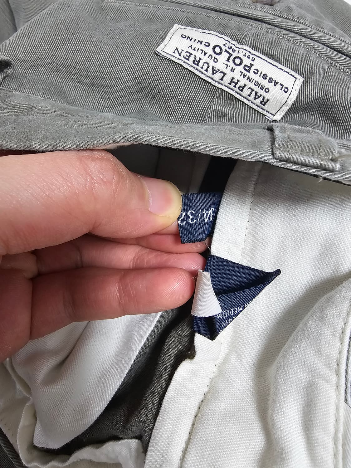 폴로 투턱 워시드 치노팬츠 34 상품이미지4