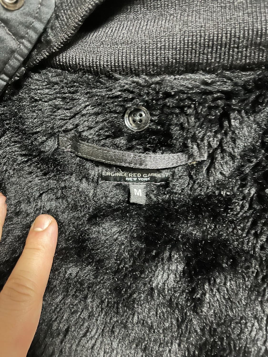 엔지니어드 가먼츠 퍼 점퍼 코트 블랙 Msize 상품이미지6