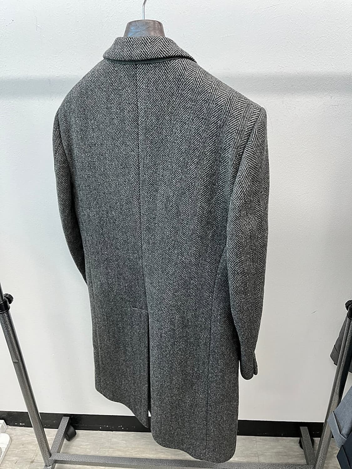 105-110) 크리스탄디올 헤링본 롱코트  상품이미지3