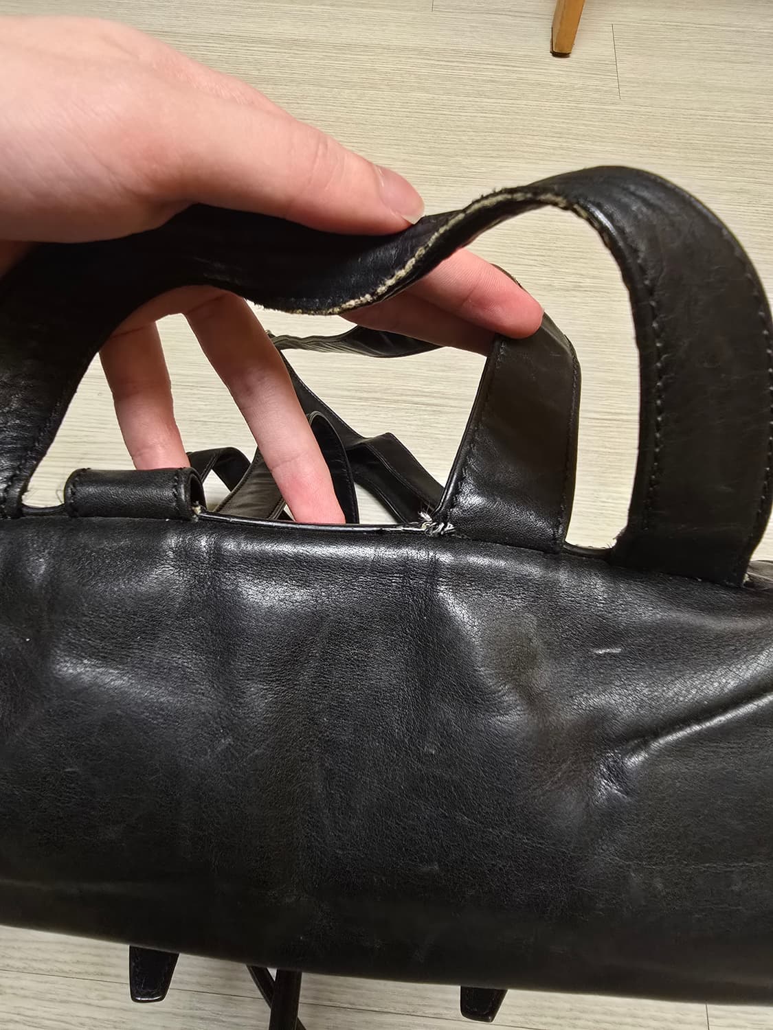 생로랑 13ss 에디슬리먼 레더 백팩 상품이미지5