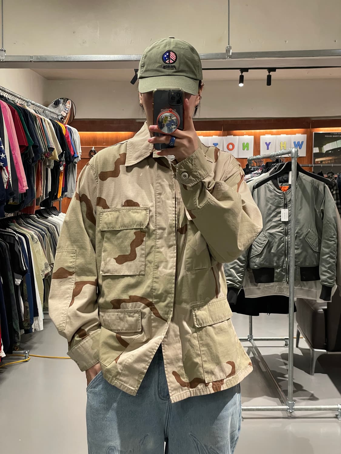빈티지 데저트 카모 BDU 필드 자켓 상품이미지1