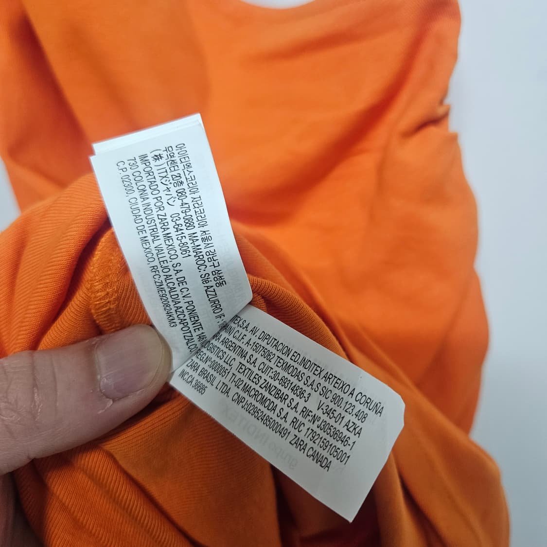 자라 셔링 슬리브리스 티셔츠 S 상품이미지7