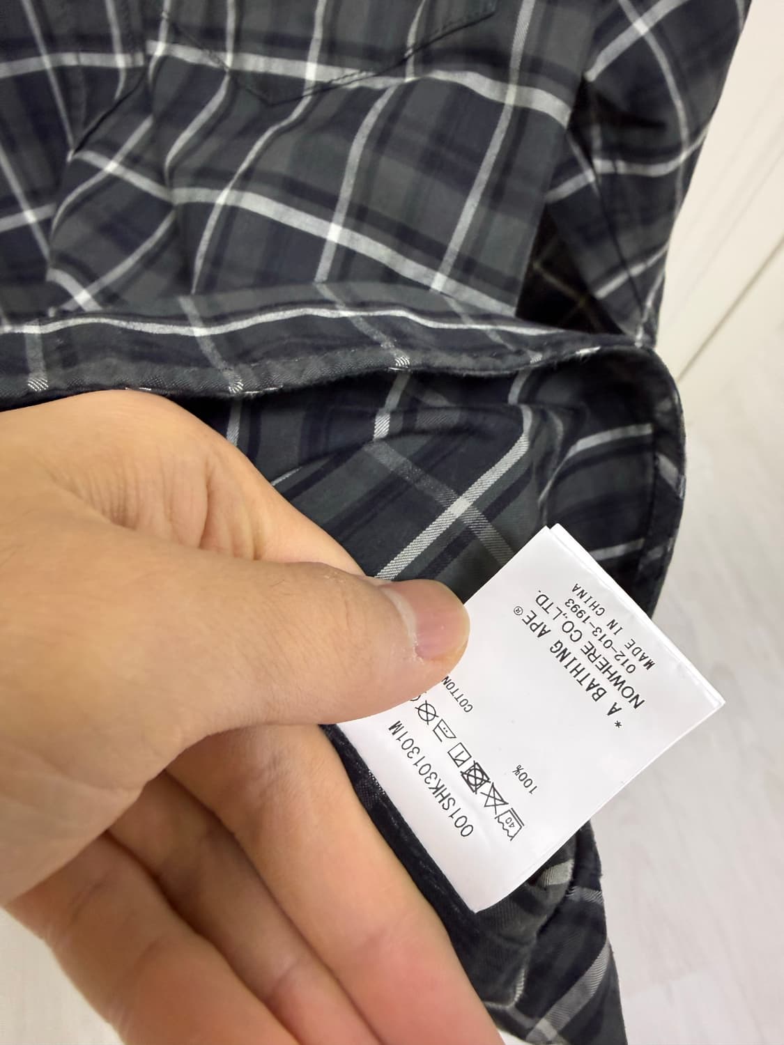 베이프 셔츠 m 상품이미지3