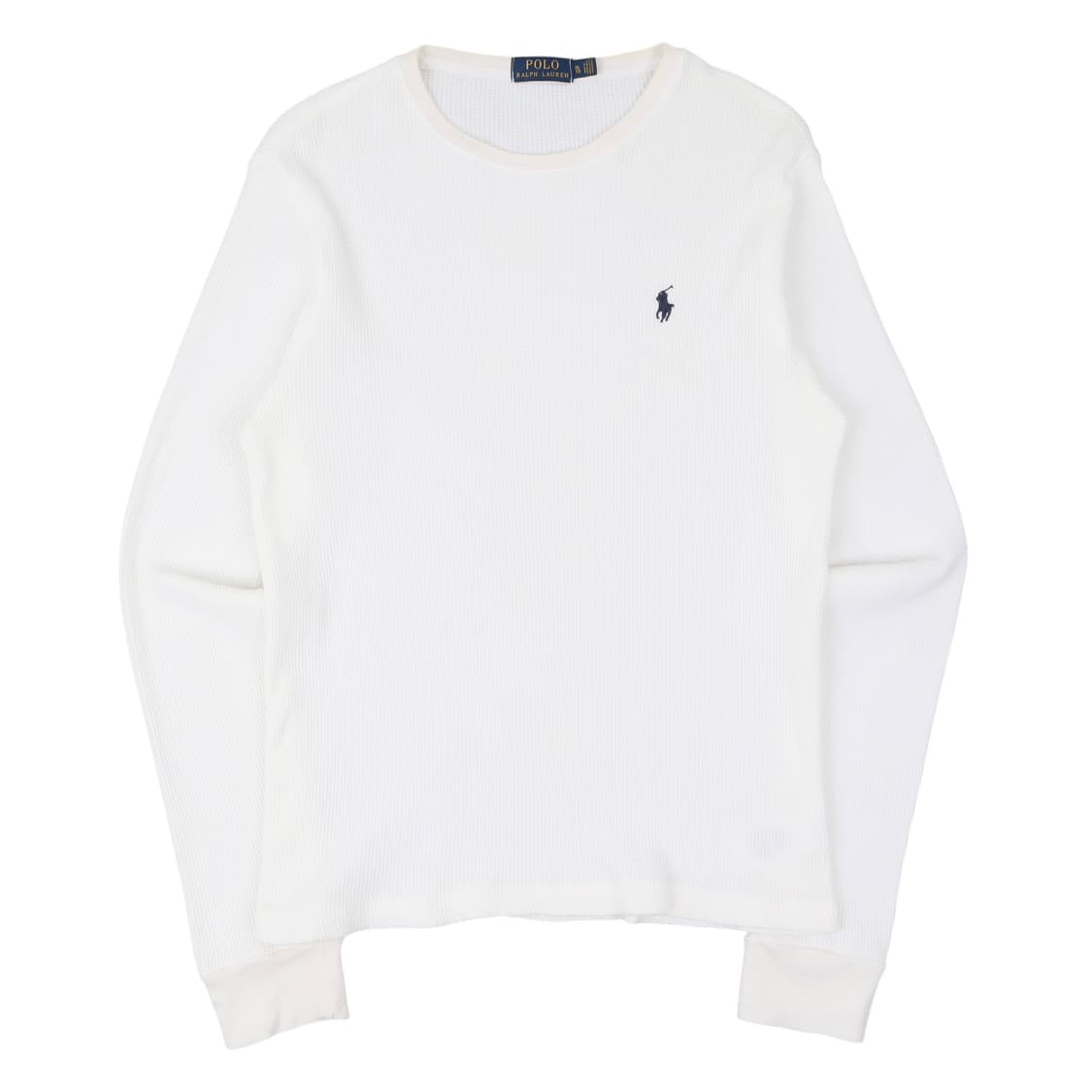 폴로 랄프로렌 화이트 코튼 와플 롱슬리브 상품이미지1