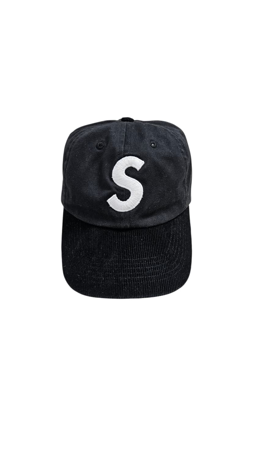 슈프림 S로고 투톤 볼캡 블랙 상품이미지2