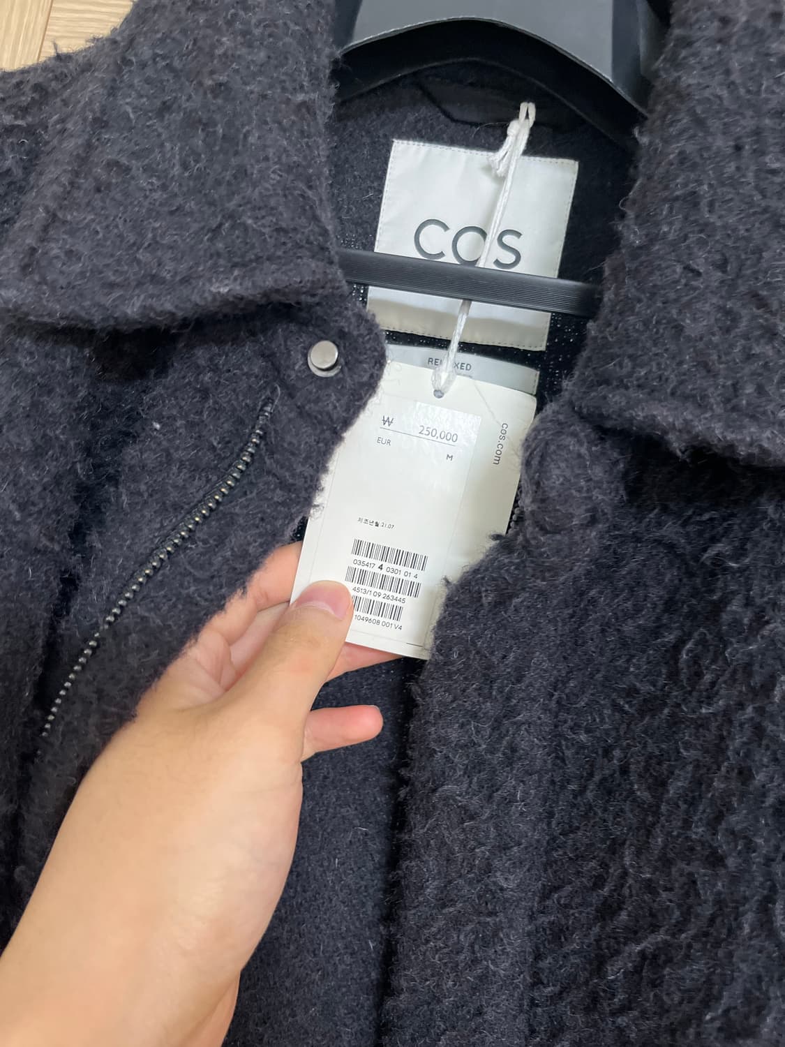 코스 블랙 울 자켓 cos 상품이미지2