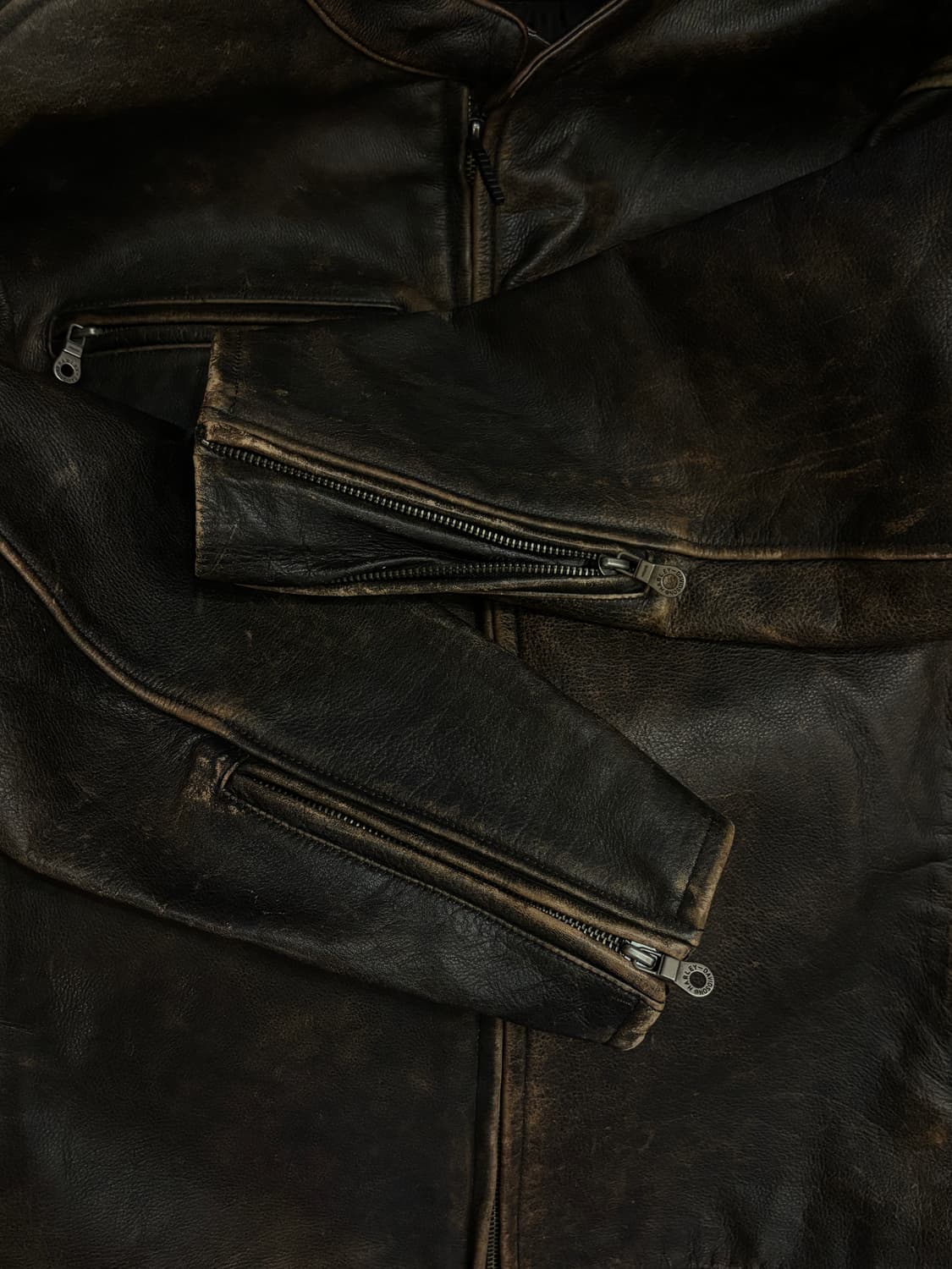 Harley-Davidson 통가죽 레이서 자켓 상품이미지6