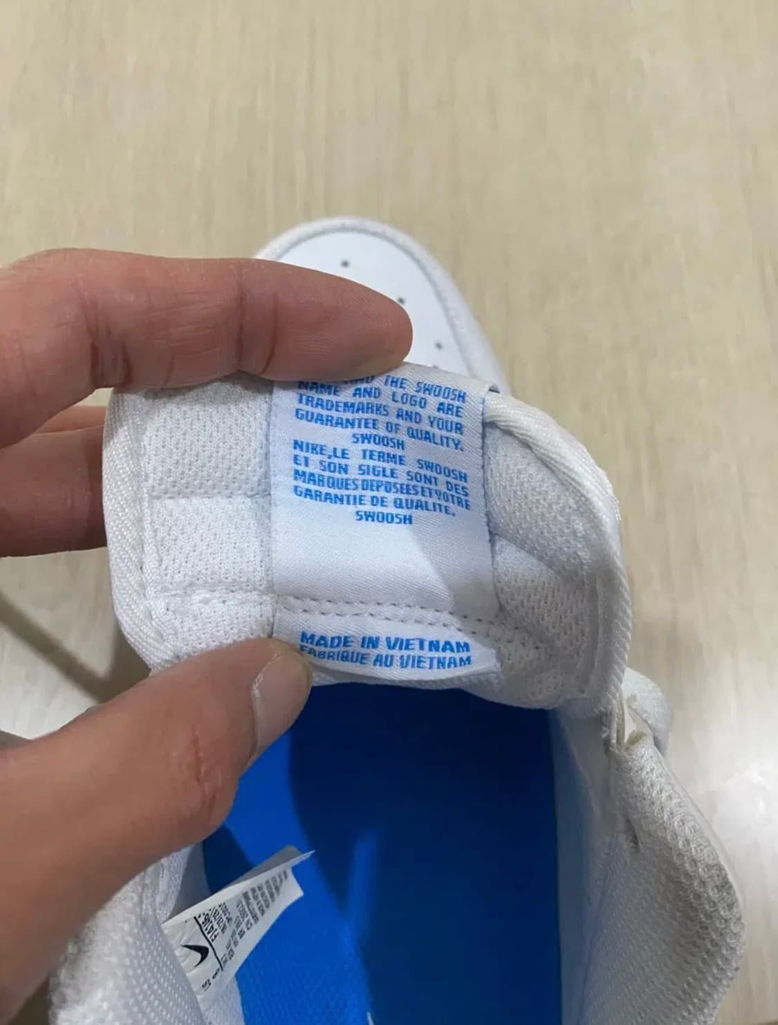 나이키 에어포스1 07 화이트 포토 블루 (260) 상품이미지8