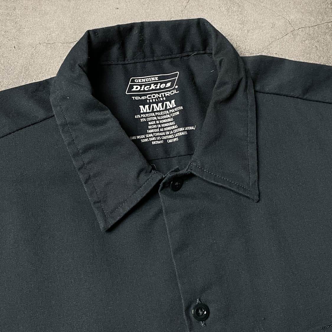 DICKIES 디키즈 네이비 플랩포켓 반팔 워크셔츠 A01137 상품이미지2