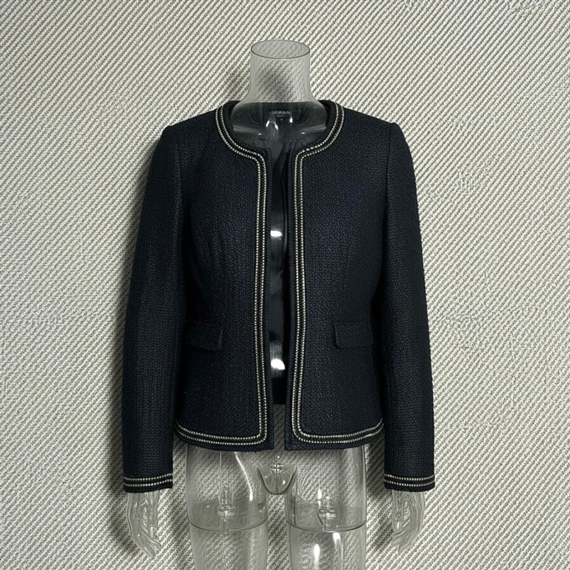 [L] Morgan de toi 우먼즈 네이비 자켓 상품이미지1