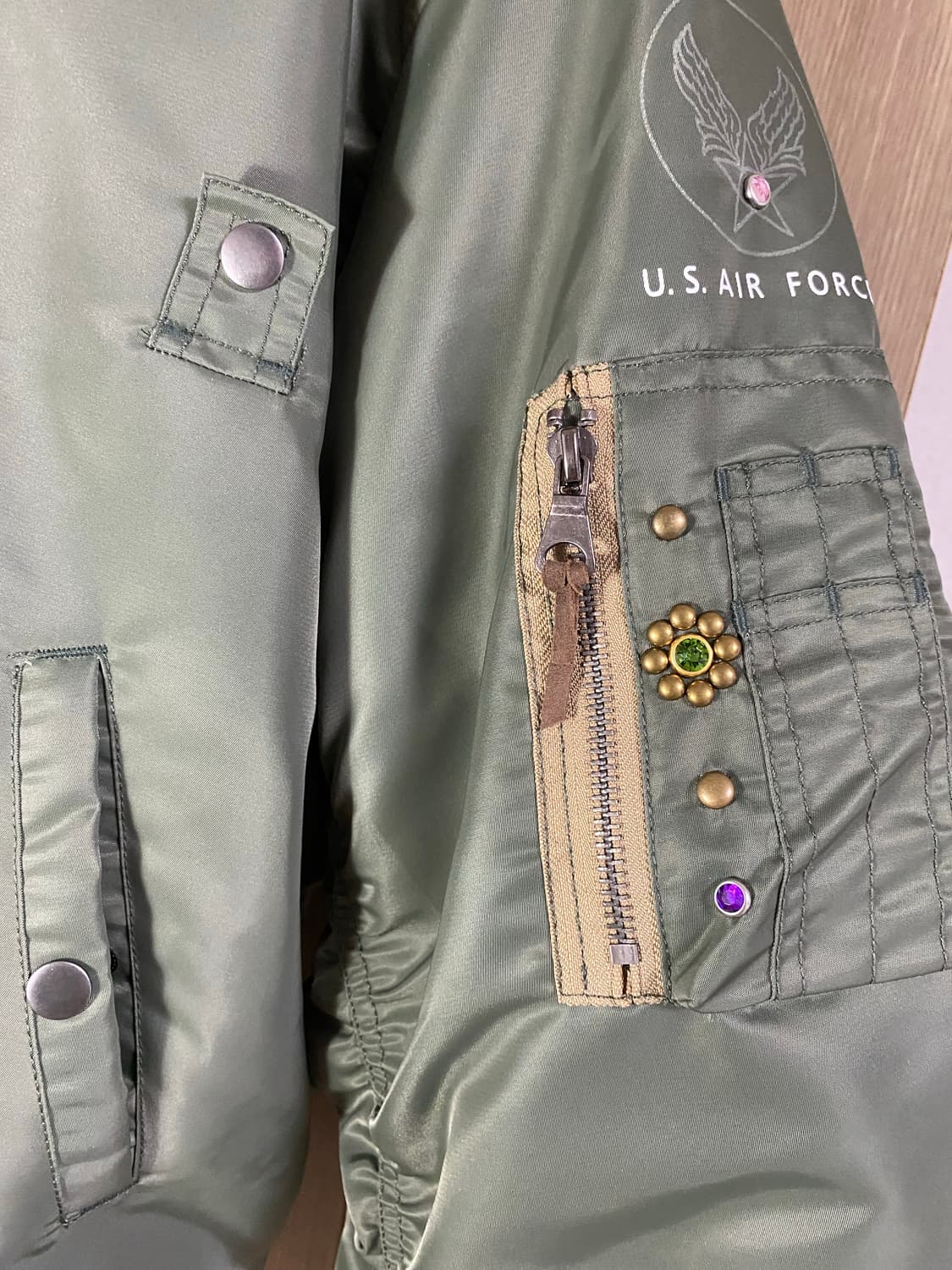 복각 잼스톤 ma-1 플라이트 자켓 상품이미지2