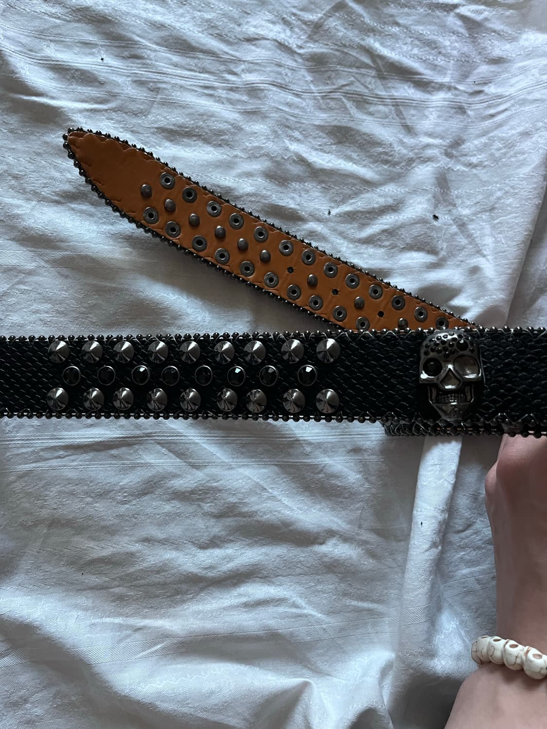 Gothic Punk Skull Stud Belt 상품이미지2