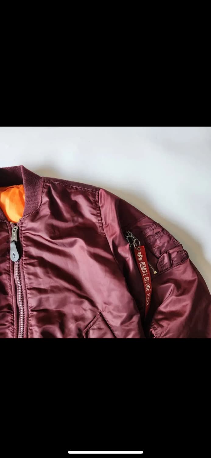 알파인더스트리 ma-1 봄버자켓 s 상품이미지3