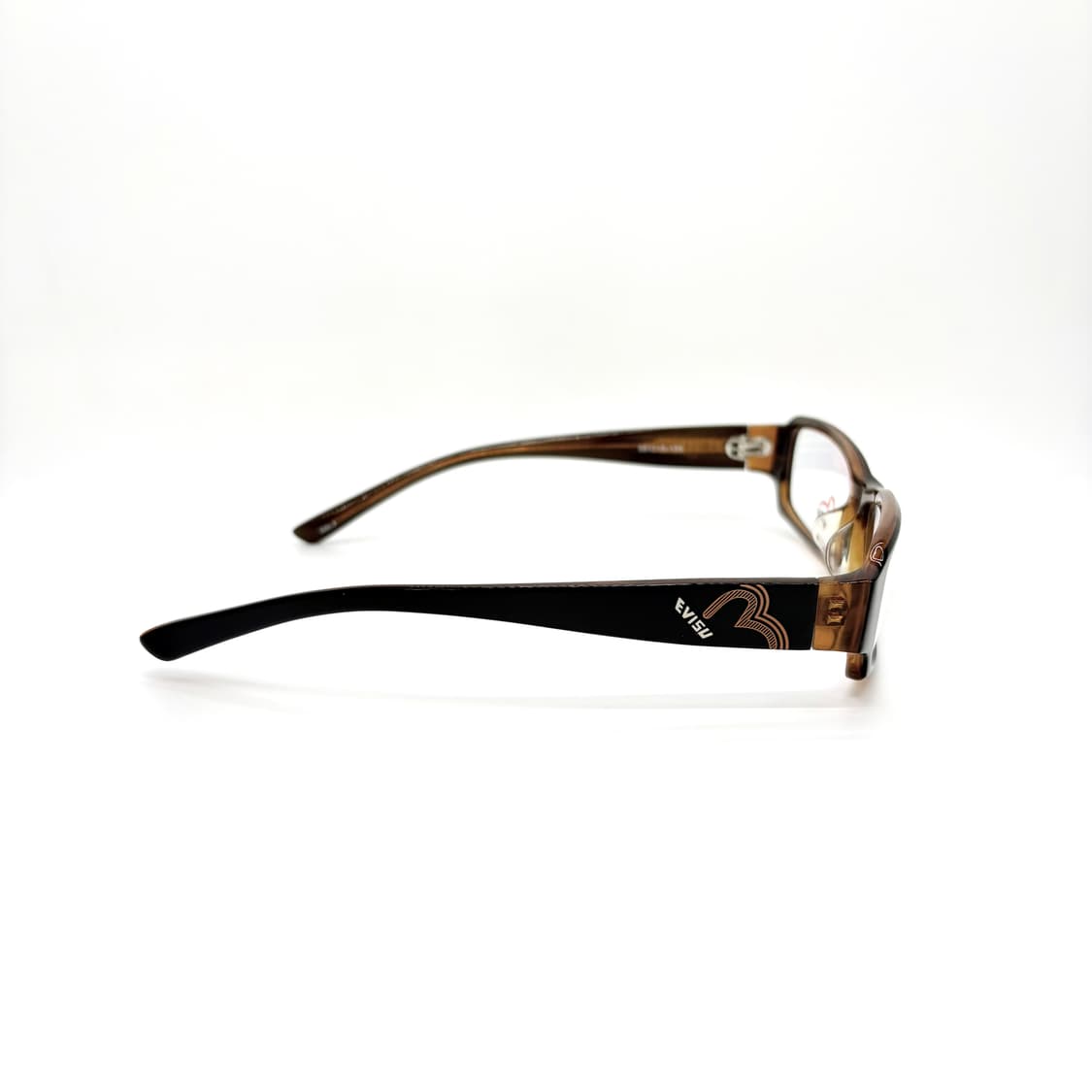 EVISU 에비수 블랙 스퀘어 빈티지 뿔테 상품이미지6