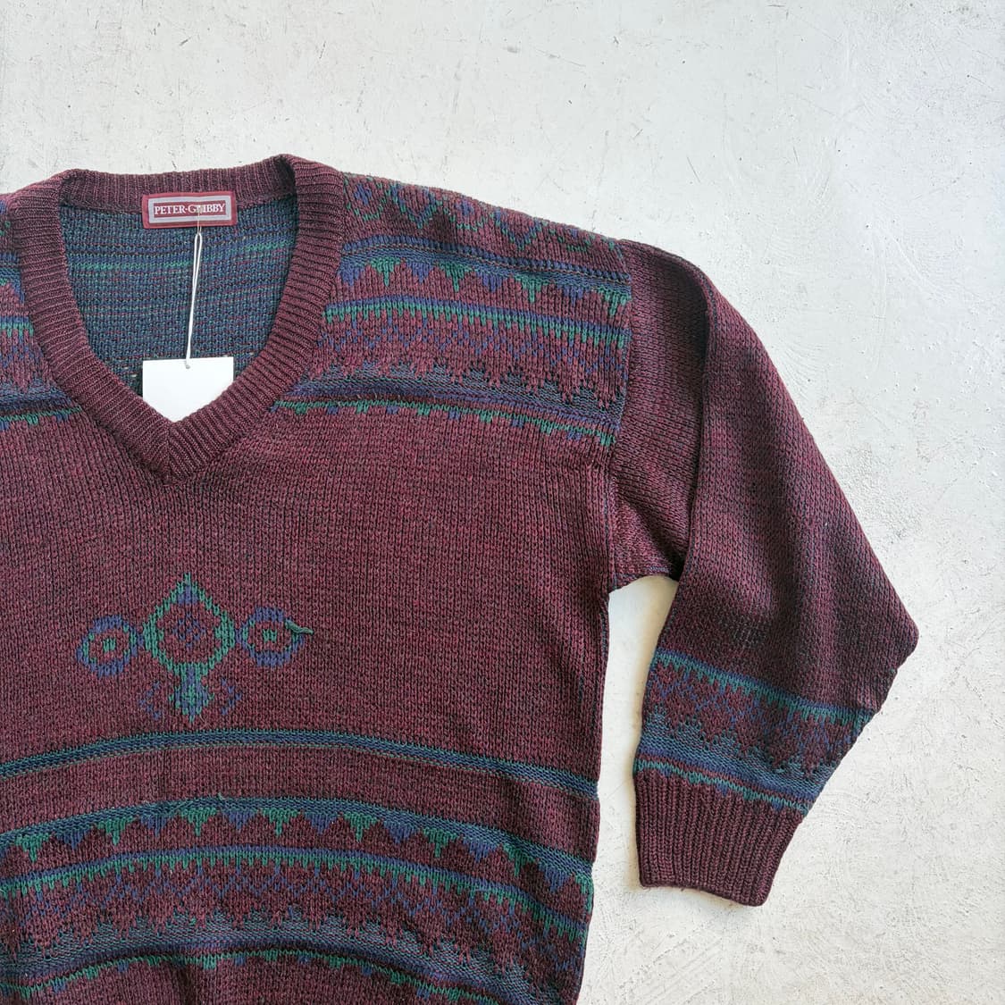 90s Peter Gribby 빈티지 스웨터 니트 M 상품이미지2