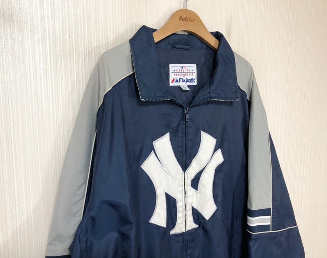 MLB 마제스틱 뉴욕양키스 빅로고/올드스쿨자켓 L(해외) 상품이미지5