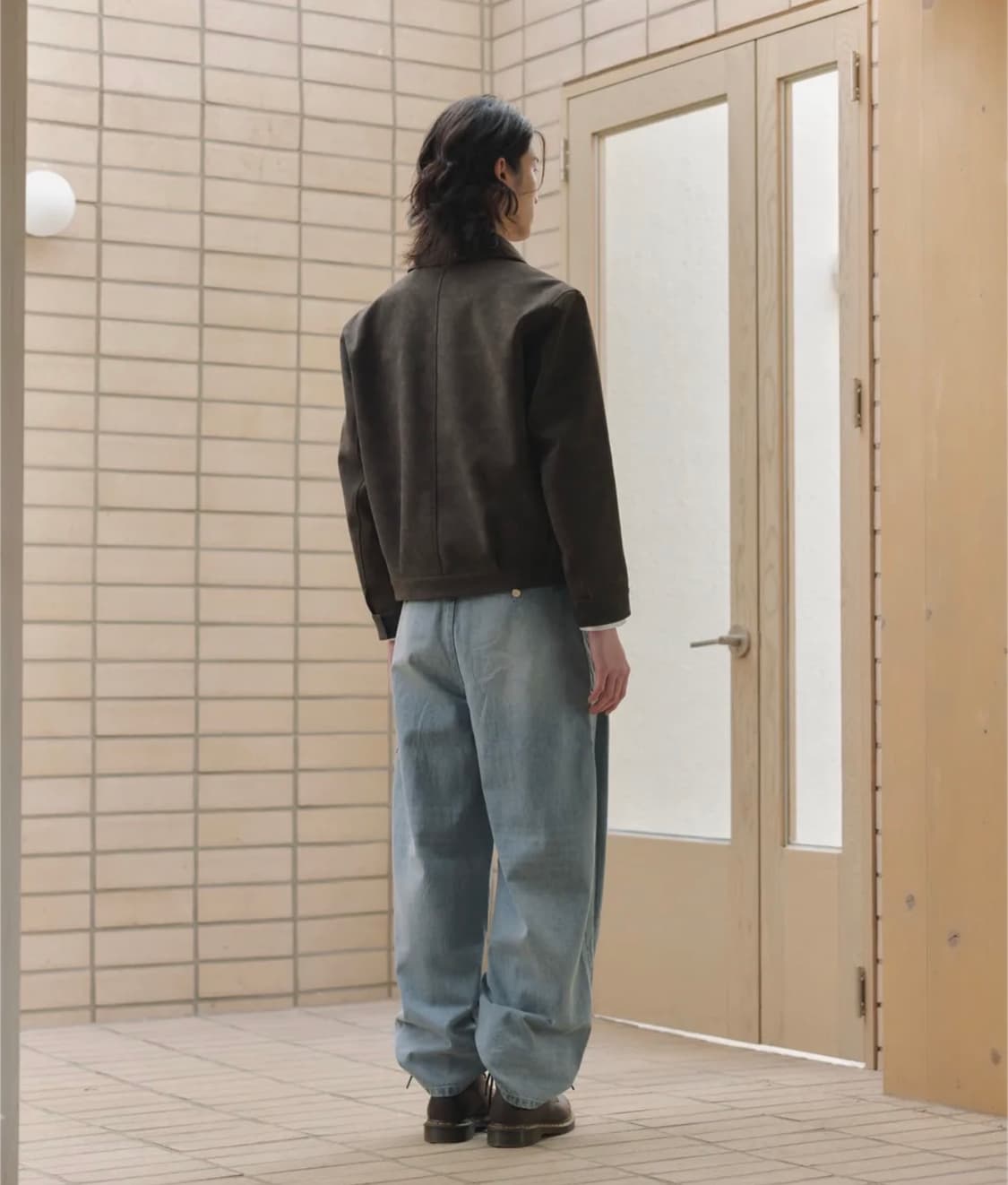 넌블랭크 숏 워크 자켓_KHAKI BROWN 상품이미지5