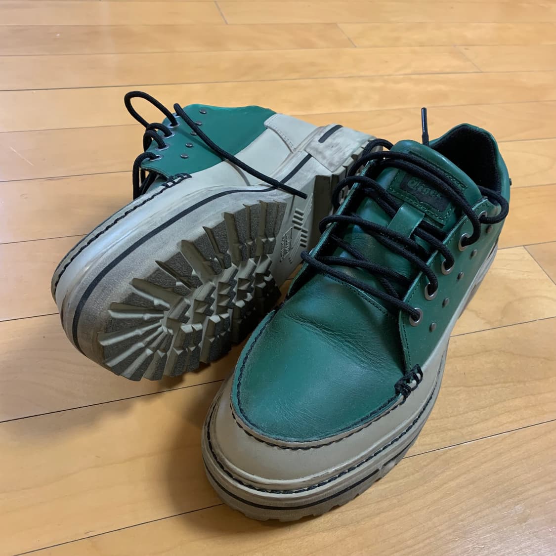 오니츠카타이거 안드레아폼필리오 모카신 그린 250 상품이미지2