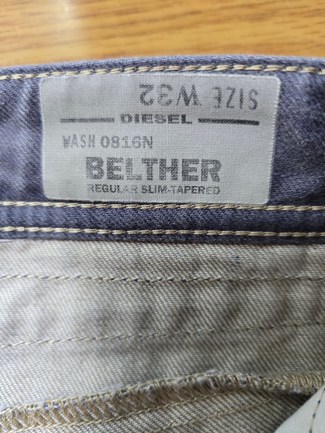 (32)[DIESEL] 디젤 벨더 데님 그레이바지 상품이미지6