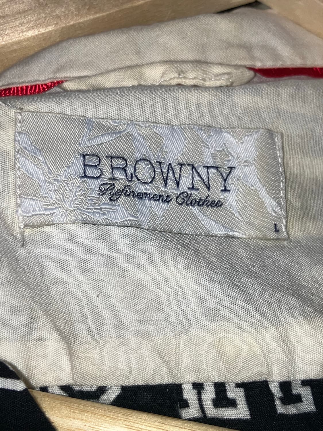 BROWNY 고담 시티 그래픽 레이어드 셔츠 L 상품이미지7