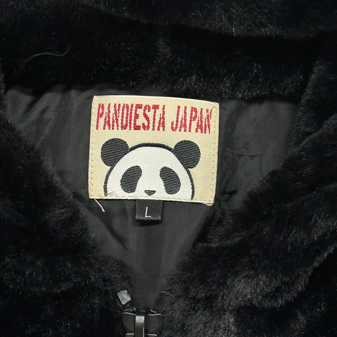 Pandieasta 일본 판디에스타 정품 지뢰계 블랙코디 후리스 후드집업 상품이미지4