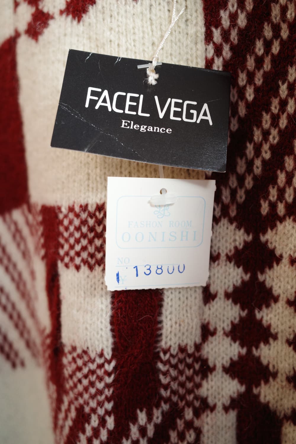 Japan brand 울 패턴 니트 (새상품) 상품이미지4