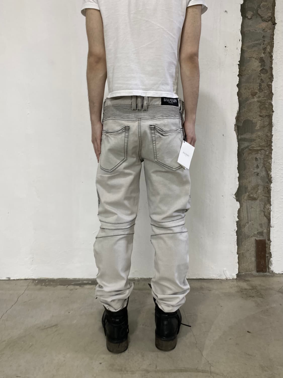 발망 디스트레스드 바이커 팬츠 상품이미지2