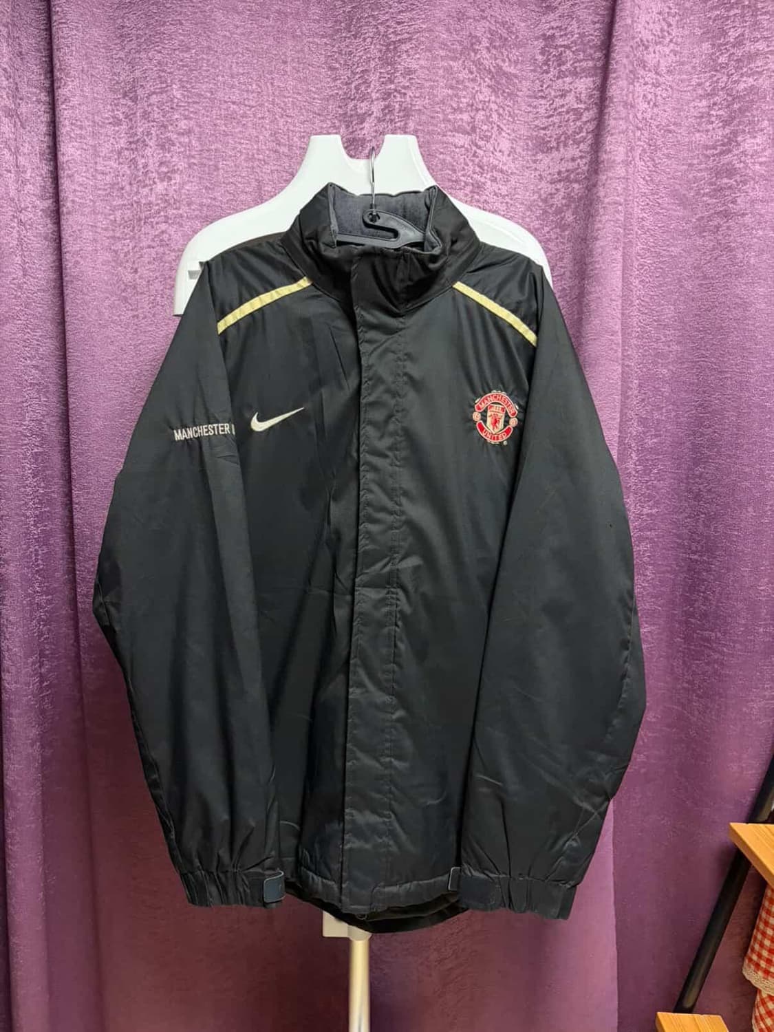 나이키 맨체스터 유나이티드 바람막이 블랙 100~105 상품이미지1